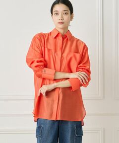 INED / イネド シャツ・ブラウス | 《WEB限定カラー》オーガンジーシアーシャツ