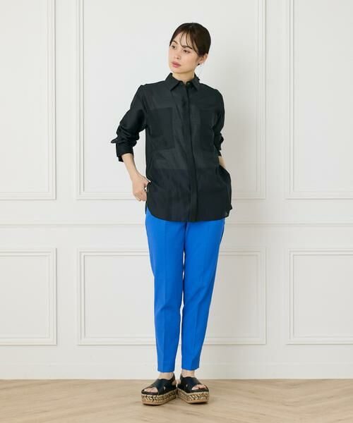 INED / イネド シャツ・ブラウス | 《WEB限定カラー》オーガンジーシアーシャツ | 詳細10
