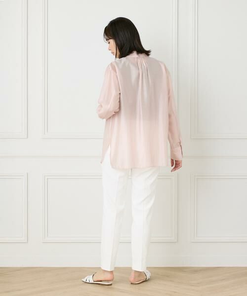 INED / イネド シャツ・ブラウス | 《WEB限定カラー》オーガンジーシアーシャツ | 詳細14