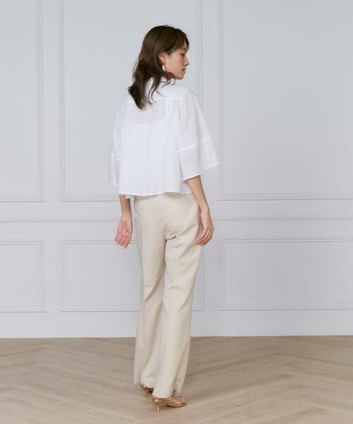INED / イネド シャツ・ブラウス | 《大きいサイズ》リネンコクーンスリーブブラウス | 詳細10