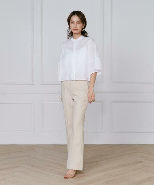 INED / イネド シャツ・ブラウス | 《大きいサイズ》リネンコクーンスリーブブラウス | 詳細9
