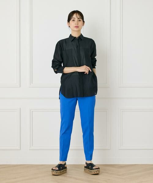 INED / イネド シャツ・ブラウス | 《大きいサイズ》《WEB限定カラー》オーガンジーシアーシャツ | 詳細9