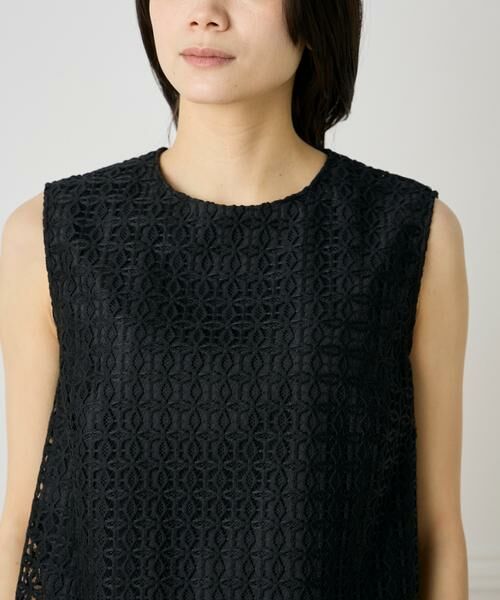 INED / イネド シャツ・ブラウス | ノースリーブレースブラウス | 詳細27