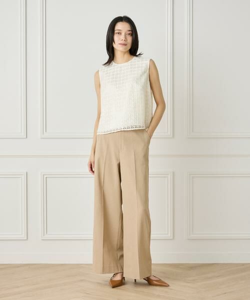 INED / イネド シャツ・ブラウス | ノースリーブレースブラウス | 詳細20