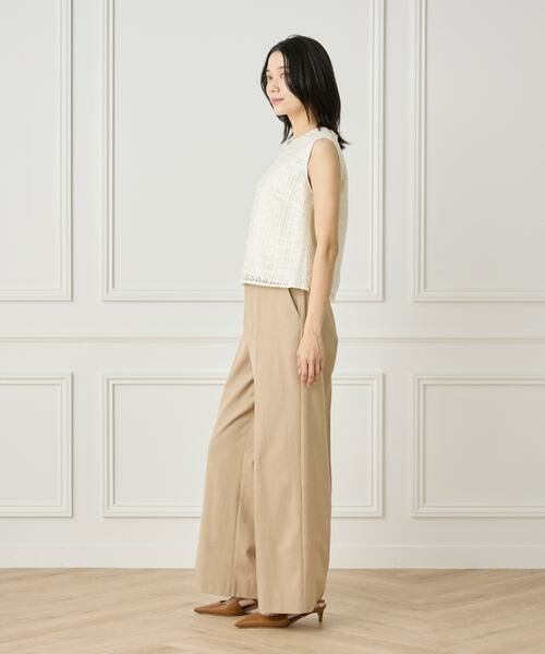 INED / イネド シャツ・ブラウス | 《大きいサイズ》ノースリーブレースブラウス | 詳細6