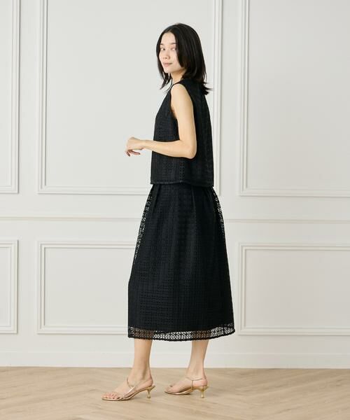 INED / イネド シャツ・ブラウス | 《大きいサイズ》ノースリーブレースブラウス | 詳細9