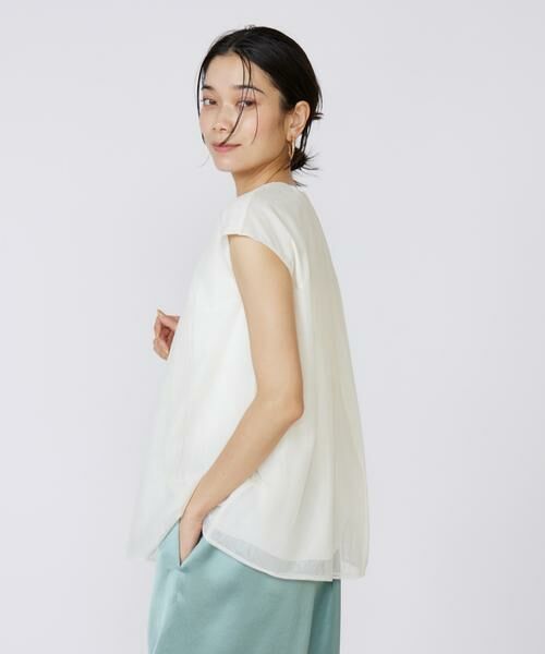 INED / イネド シャツ・ブラウス | 《大きいサイズ》チュールブラウス | 詳細13