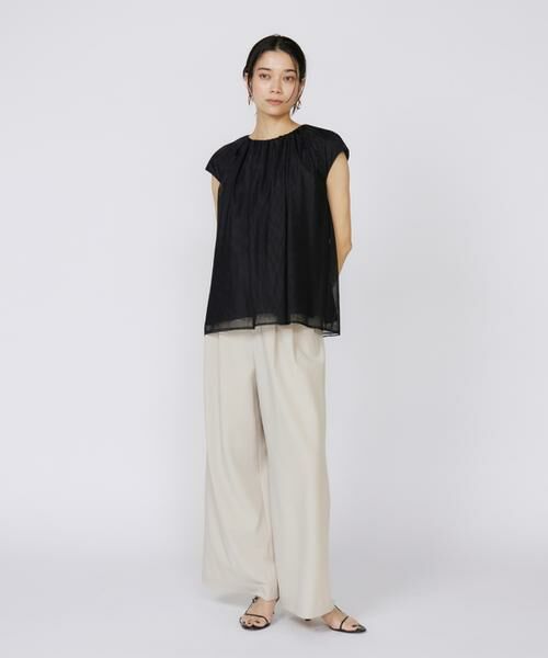 INED / イネド シャツ・ブラウス | 《大きいサイズ》チュールブラウス | 詳細5