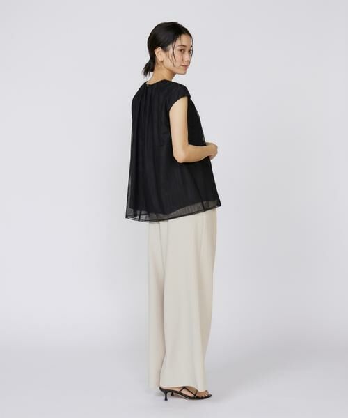 INED / イネド シャツ・ブラウス | 《大きいサイズ》チュールブラウス | 詳細6