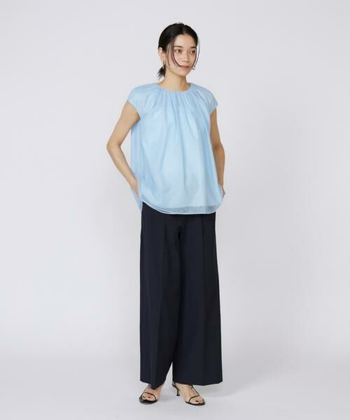 INED / イネド シャツ・ブラウス | 《大きいサイズ》チュールブラウス | 詳細7