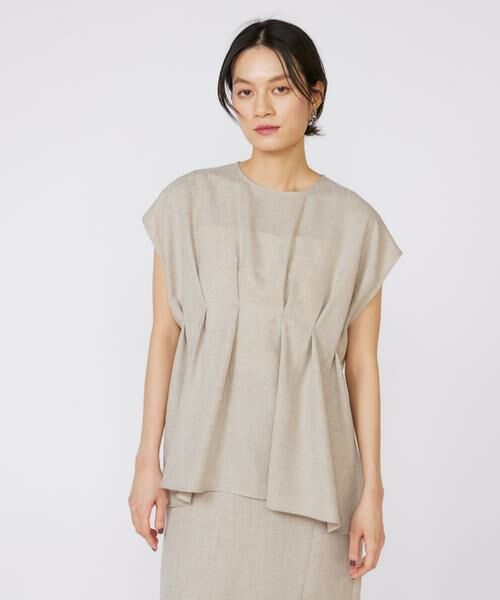 INED / イネド シャツ・ブラウス | 《大きいサイズ》タックデザインブラウス | 詳細12