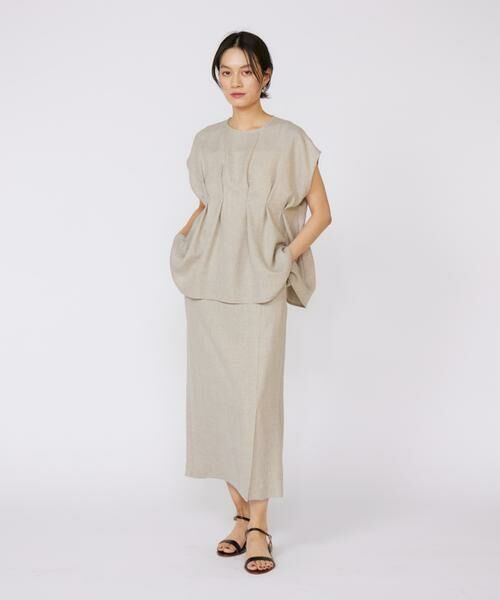 INED / イネド シャツ・ブラウス | 《大きいサイズ》タックデザインブラウス | 詳細2