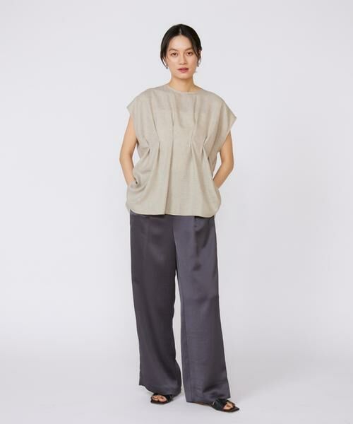 INED / イネド シャツ・ブラウス | 《大きいサイズ》タックデザインブラウス | 詳細6