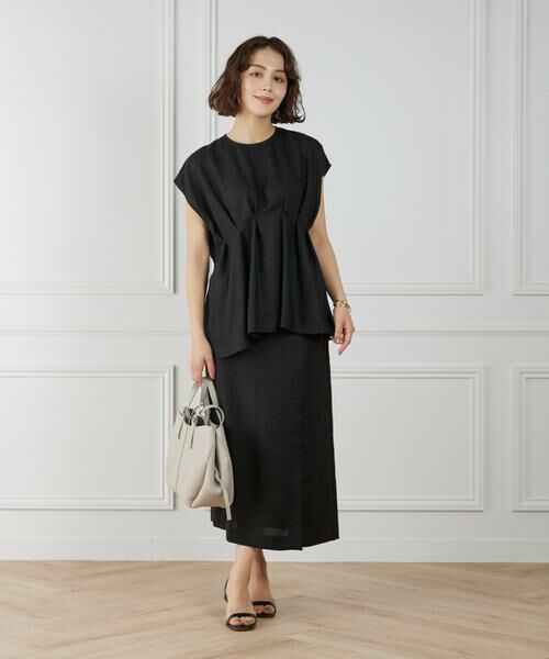 INED / イネド シャツ・ブラウス | 《大きいサイズ》タックデザインブラウス | 詳細8