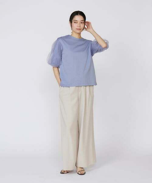 INED / イネド Tシャツ | 袖チュールカットソー | 詳細2