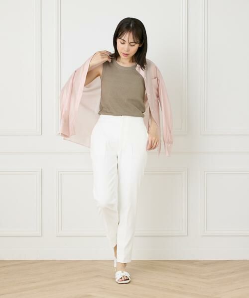 INED / イネド タンクトップ | コットンリブタンクトップ《YVON》 | 詳細10