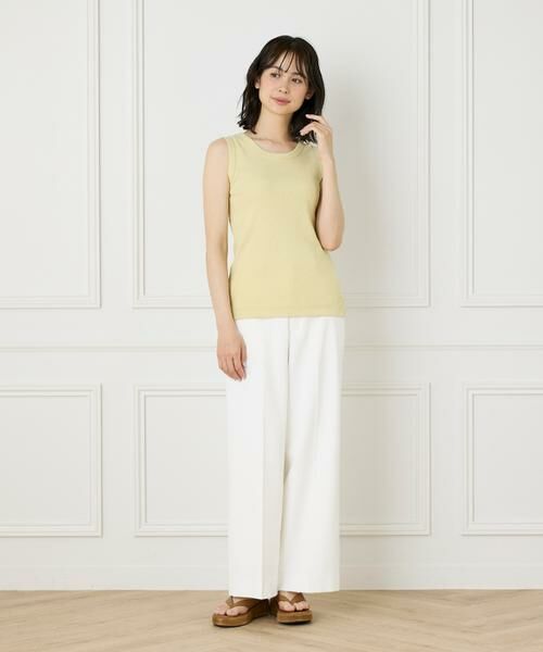 INED / イネド タンクトップ | コットンリブタンクトップ《YVON》 | 詳細2