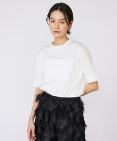 INED / イネド Tシャツ | 《大きいサイズ》サイドスリットデザインTシャツ