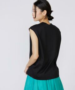 INED / イネド Tシャツ | 《大きいサイズ》フレンチスリーブトップス