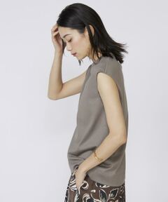 INED / イネド Tシャツ | 《大きいサイズ》フレンチスリーブトップス