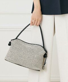 INED / イネド ショルダーバッグ | 《FAVORITE》ラフィア風ワンハンドルバッグ《MARCO MASI》