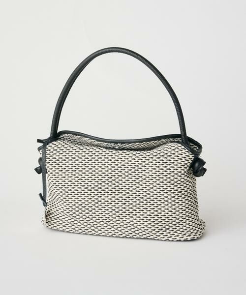 INED / イネド ショルダーバッグ | 《FAVORITE》ラフィア風ワンハンドルバッグ《MARCO MASI》 | 詳細2
