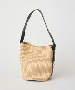 INED / イネド ショルダーバッグ | 《FAVORITE》ラフィア風ワンハンドルバケツバッグ《MARCO MASI》
