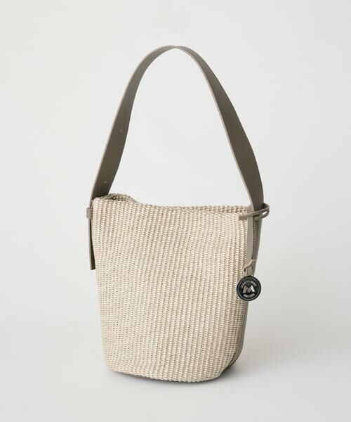 INED / イネド ショルダーバッグ | 《FAVORITE》ラフィア風ワンハンドルバケツバッグ《MARCO MASI》 | 詳細1