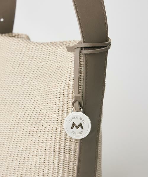 INED / イネド ショルダーバッグ | 《FAVORITE》ラフィア風ワンハンドルバケツバッグ《MARCO MASI》 | 詳細5