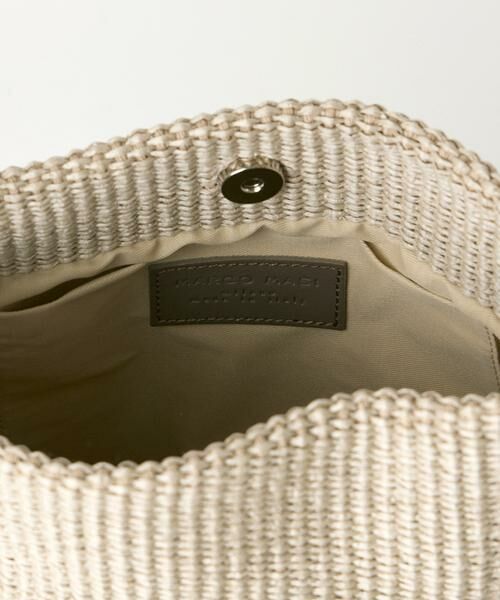 INED / イネド ショルダーバッグ | 《FAVORITE》ラフィア風ワンハンドルバケツバッグ《MARCO MASI》 | 詳細7