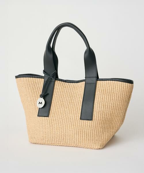 INED / イネド トートバッグ | 《FAVORITE》ラフィア風トートバッグ《MARCO MASI》 | 詳細1
