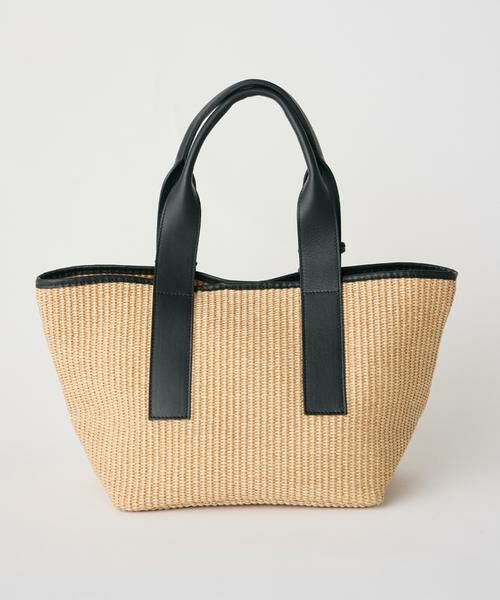 DT MaxMara ★ ラフィア風 トートバッグ OTTANO 2色 セール】 《FAVORITE》ラフィア風トートバッグ《MARCO MASI