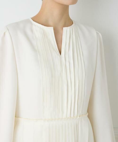 INED / イネド ミニ丈・ひざ丈ワンピース | 《大きいサイズ》クラシックプリーツワンピース《la veille by SUPERIOR CLOSET》 | 詳細11