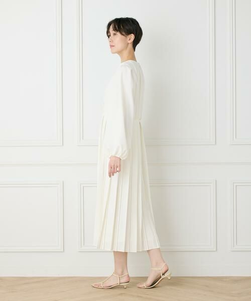 INED / イネド ミニ丈・ひざ丈ワンピース | 《大きいサイズ》クラシックプリーツワンピース《la veille by SUPERIOR CLOSET》 | 詳細4