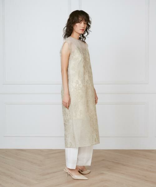 INED / イネド ミニ丈・ひざ丈ワンピース | オーガンジーワンピース《la veille by SUPERIOR CLOSET》 | 詳細3