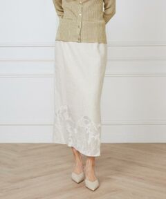 INED / イネド ミニ・ひざ丈スカート | 裾レーススカート《la veille by SUPERIOR CLOSET》