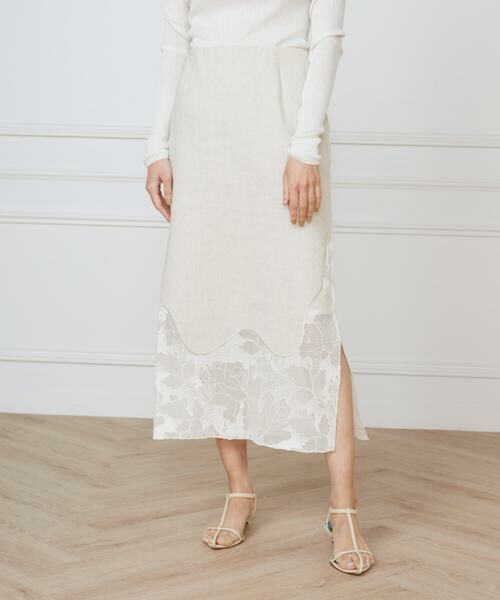 INED / イネド ミニ・ひざ丈スカート | 裾レーススカート《la veille by SUPERIOR CLOSET》 | 詳細13