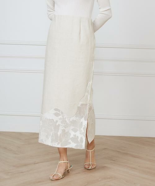INED / イネド ミニ・ひざ丈スカート | 裾レーススカート《la veille by SUPERIOR CLOSET》 | 詳細14