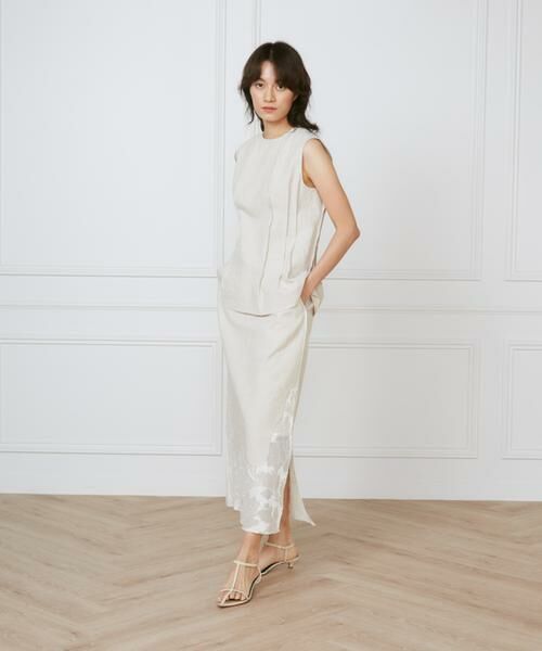 INED / イネド ミニ・ひざ丈スカート | 裾レーススカート《la veille by SUPERIOR CLOSET》 | 詳細2