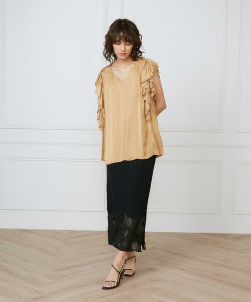 INED / イネド ミニ・ひざ丈スカート | 裾レーススカート《la veille by SUPERIOR CLOSET》 | 詳細8