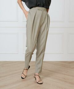 INED / イネド ショート・ハーフ・半端丈パンツ | 《大きいサイズ》フロントタックパンツ《la veille by SUPERIOR CLOSET》