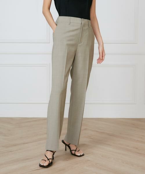 INED / イネド その他パンツ | 《大きいサイズ》ストレートパンツ《la veille by SUPERIOR CLOSET》 | 詳細1