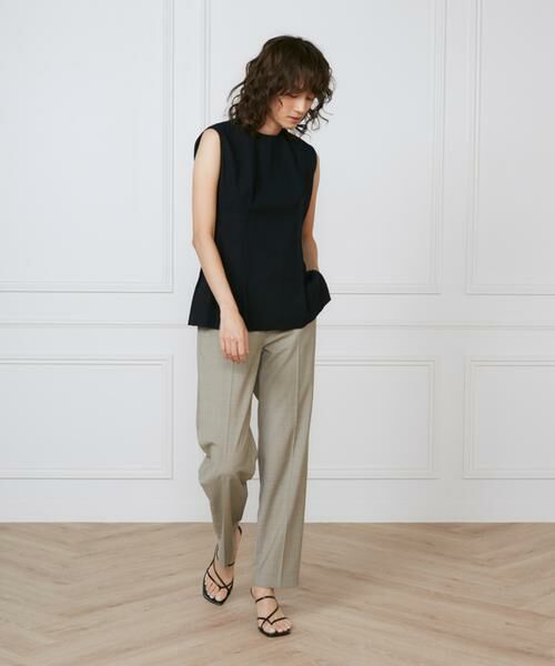 INED / イネド その他パンツ | 《大きいサイズ》ストレートパンツ《la veille by SUPERIOR CLOSET》 | 詳細2