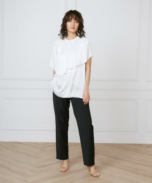 INED / イネド その他パンツ | 《大きいサイズ》ストレートパンツ《la veille by SUPERIOR CLOSET》 | 詳細7