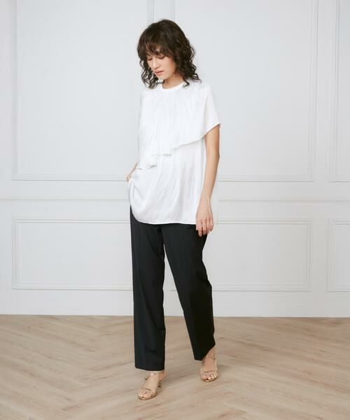 INED / イネド その他パンツ | 《大きいサイズ》ストレートパンツ《la veille by SUPERIOR CLOSET》 | 詳細8