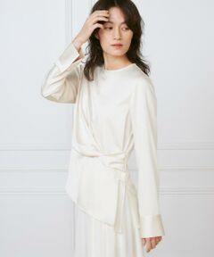 INED / イネド シャツ・ブラウス | 《大きいサイズ》ウエストひねりブラウス《la veille by SUPERIOR CLOSET》