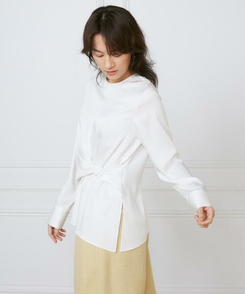 INED / イネド シャツ・ブラウス | 《大きいサイズ》ウエストひねりブラウス《la veille by SUPERIOR CLOSET》 | 詳細10