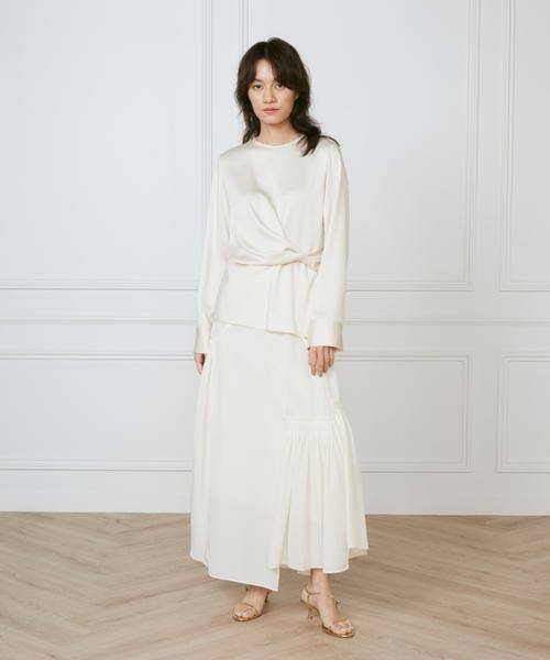 INED / イネド シャツ・ブラウス | 《大きいサイズ》ウエストひねりブラウス《la veille by SUPERIOR CLOSET》 | 詳細2