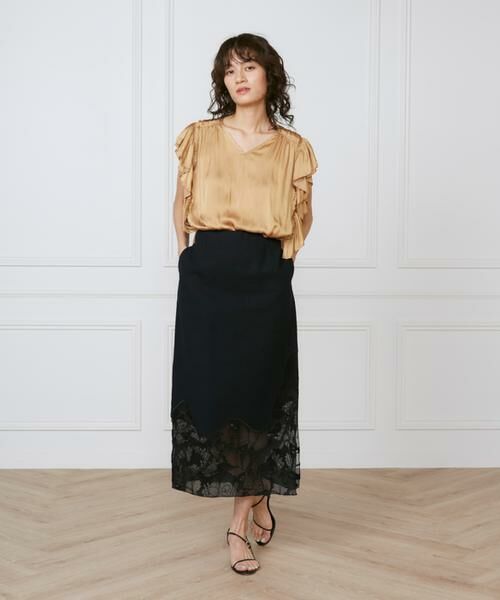 INED / イネド シャツ・ブラウス | フラッタースリーブブラウス《la veille by SUPERIOR CLOSET》 | 詳細5