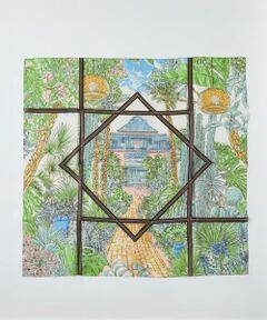 INED / イネド マフラー・ショール・スヌード・ストール | コットンシルクストール　サキュレントガーデン《manipuri》